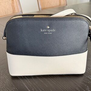 Kate Spade Black and Cream Crossbody Bag